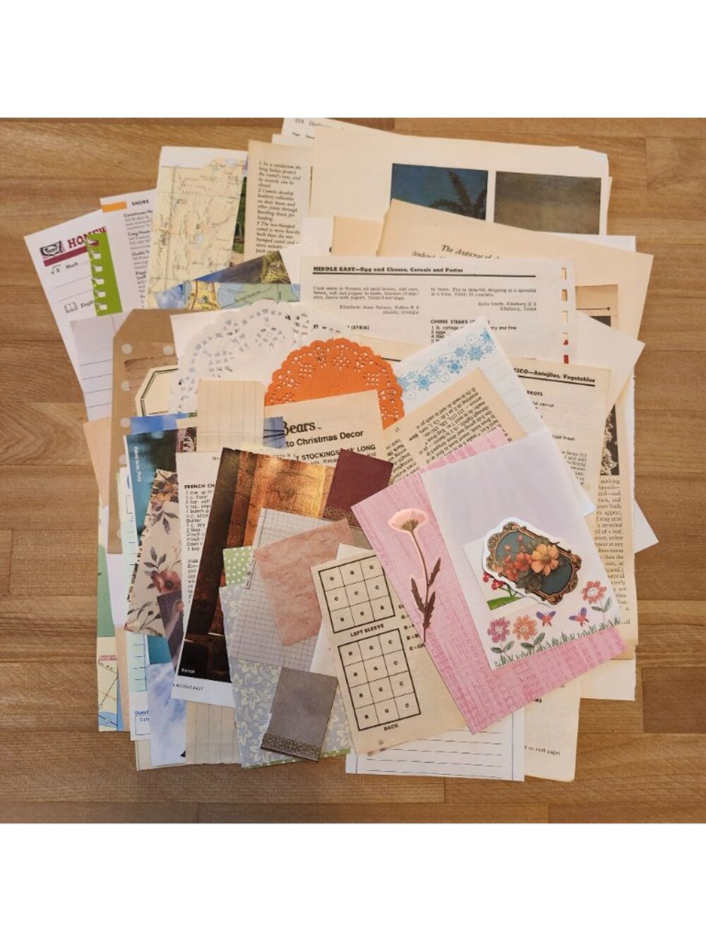 70 + Piece Ephemera Lot Junk Journal Scrapbooking Paper Supplies Mixed Bundle - Picture 7 of 7
